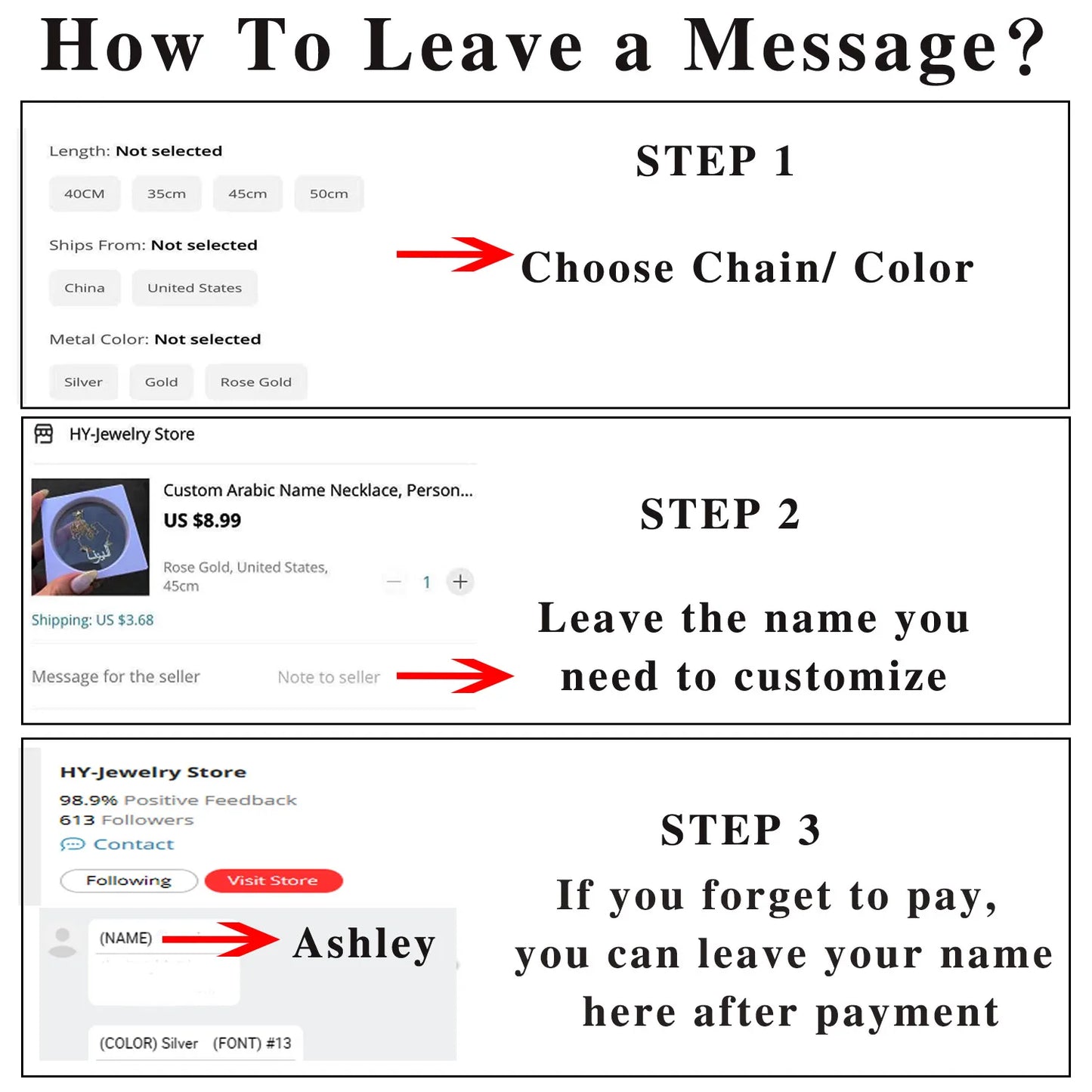 Qitian Clover Necklace With Zircon Letter For Women Personalized Clover Name Letter Pendant Jewelry Christmas Gift ForGirlfriend