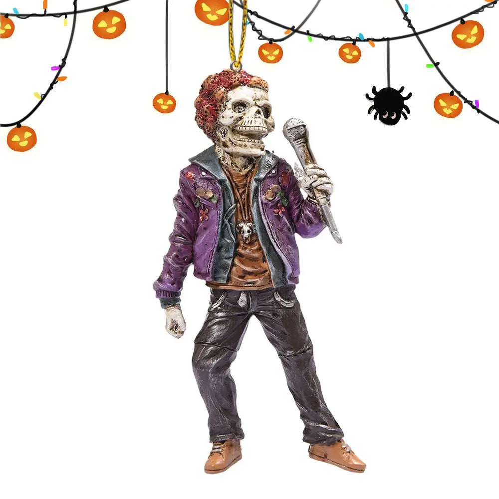 Halloween Rock Skull Band - Doll Halloween Party Celebration - A Gift For Rock Musicians