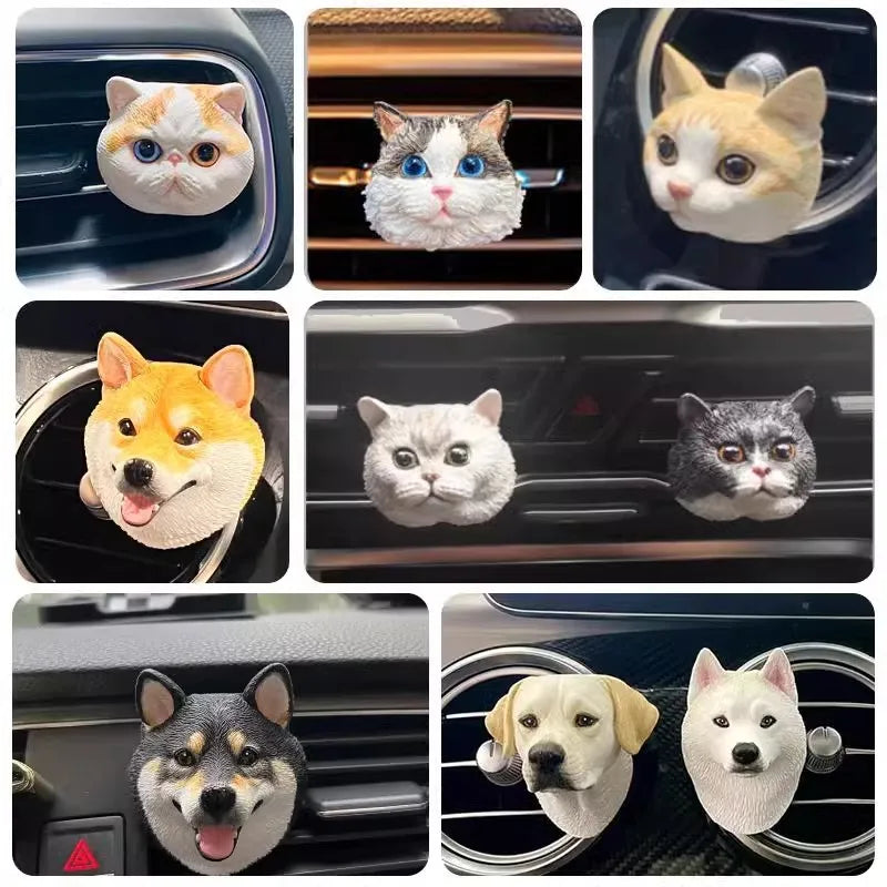 Dimensional Pet Cat Portrait - Pet Customized Refrigerator Magnet