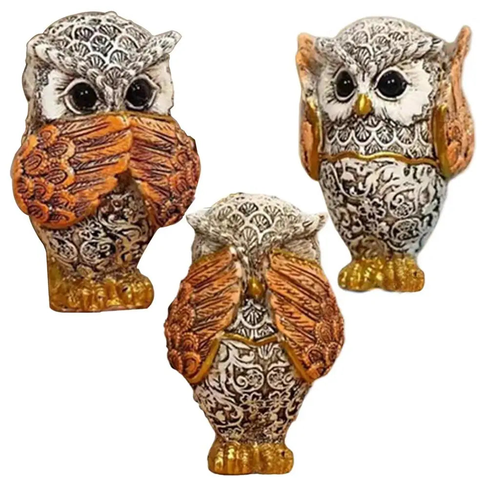Owl Figurine - Creative Tabletop Ornament