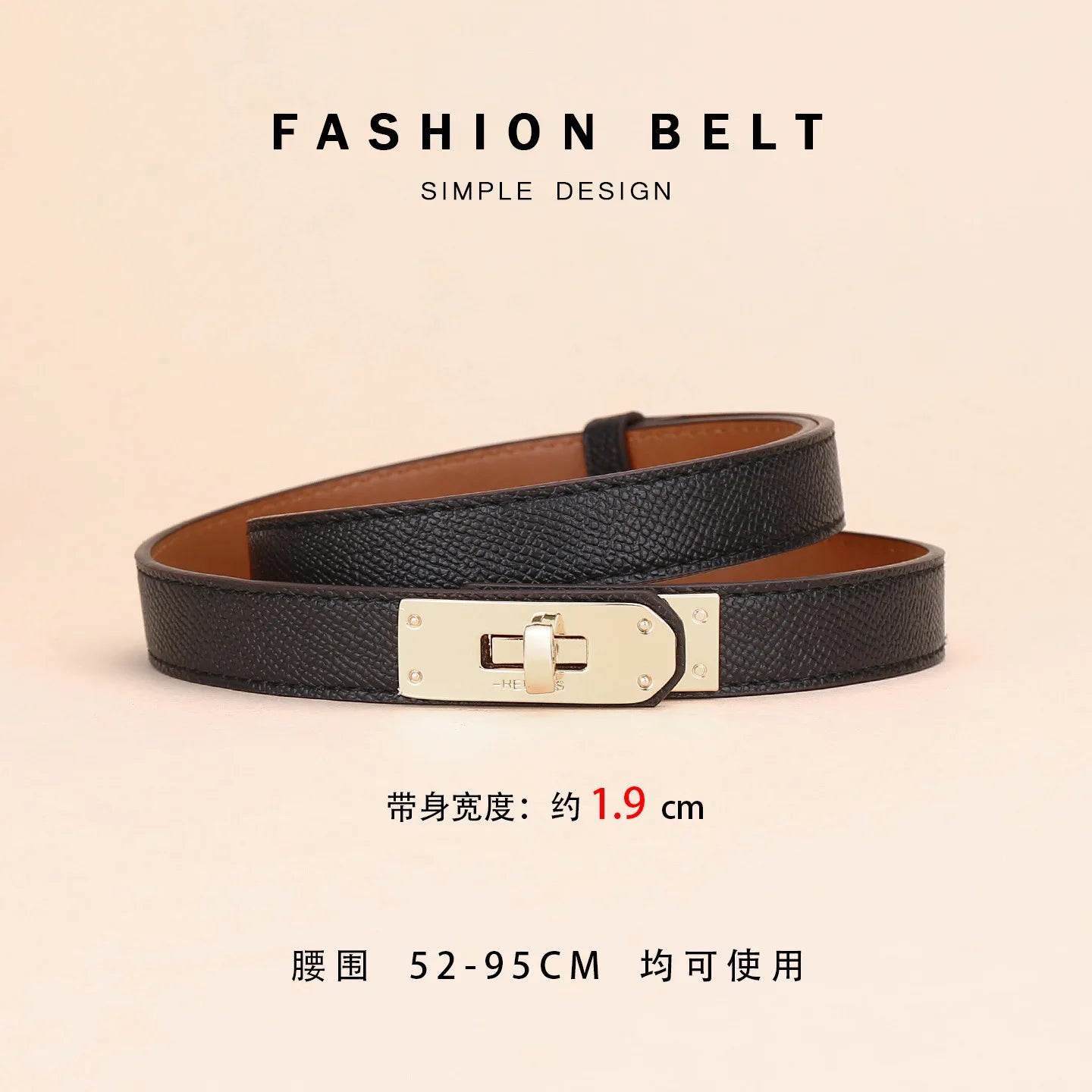 Adjustable Plutonium Leather Ladies Dress Accessories Slim Belts - Thin Women Belt Belts Alloy Buckle