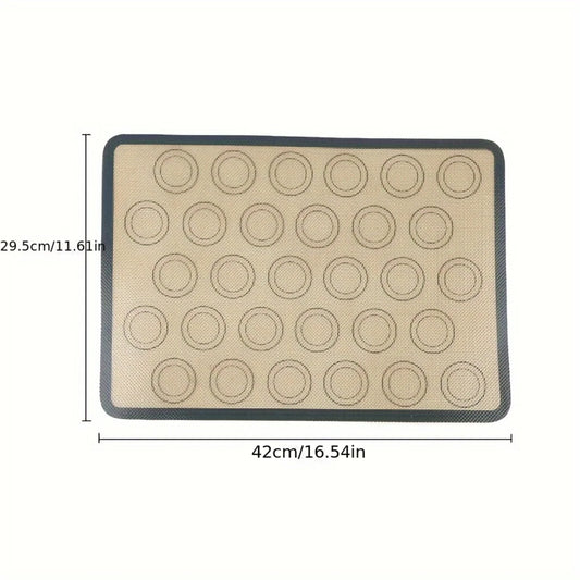 1-Pack Non-Stick Silicone Baking Mat - Heat Resistant Oven Liner for Baking, Roasting, and Toaster Safe Use