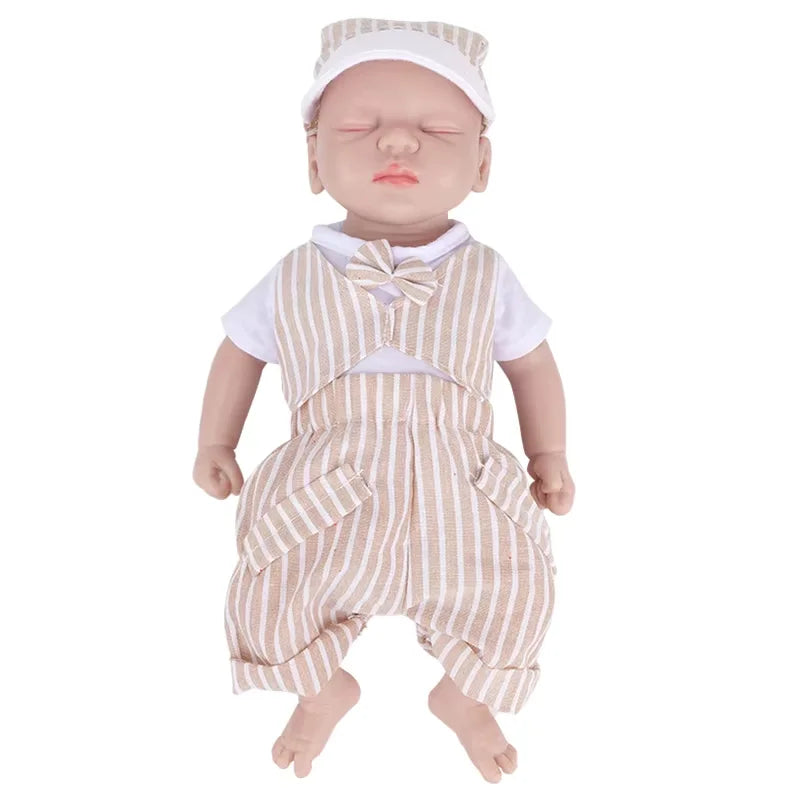 100% Full Silicone  Doll  Realistic Baby Toys -  Lifelike Newborn Baby - DIY Painted Dolls Kit for Children