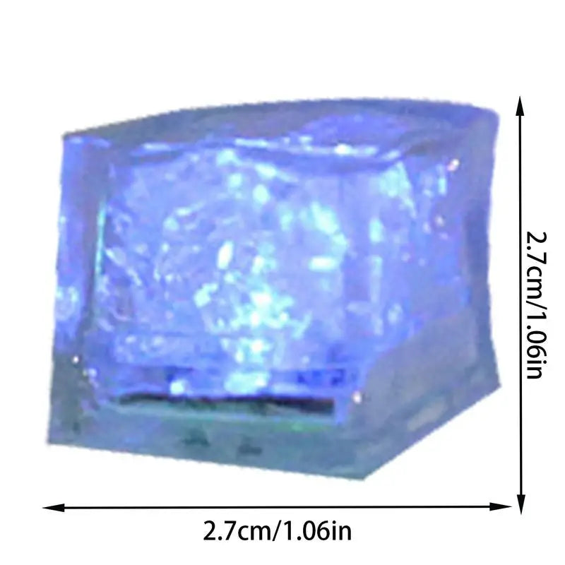 8PCS Bath Tub LED Light Up Cubes - Multicolor Bath Glow Cubes - Water Activated