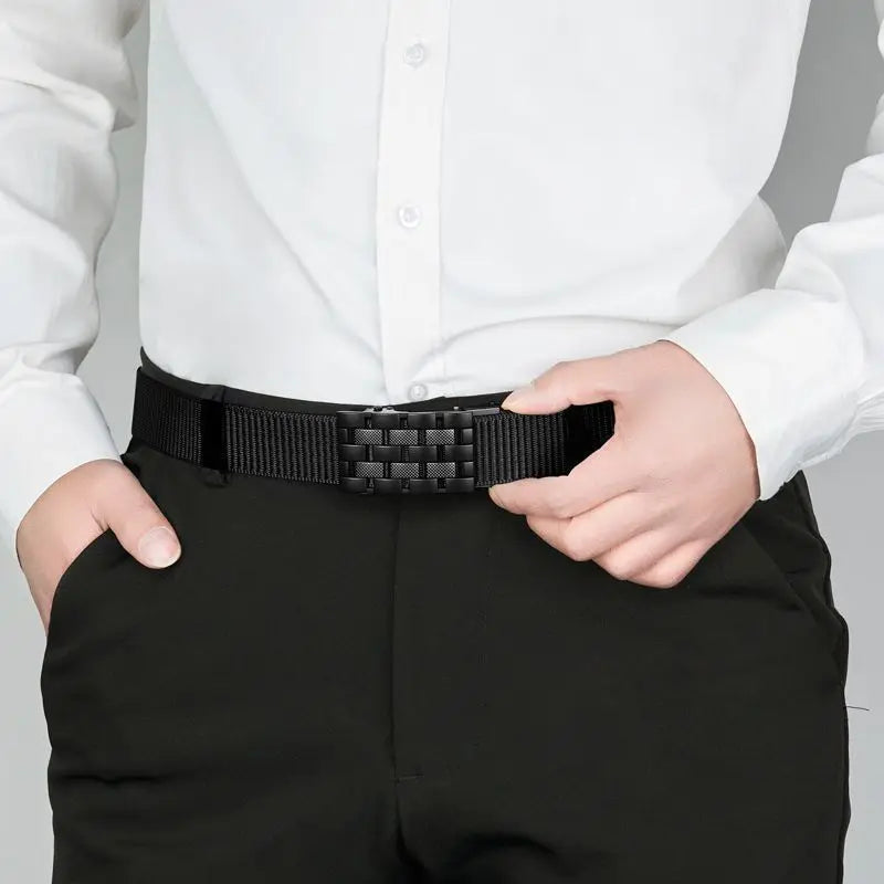 New Golf Sports Elastic Belt Tactical Belt - Metal Automatic Buckle s