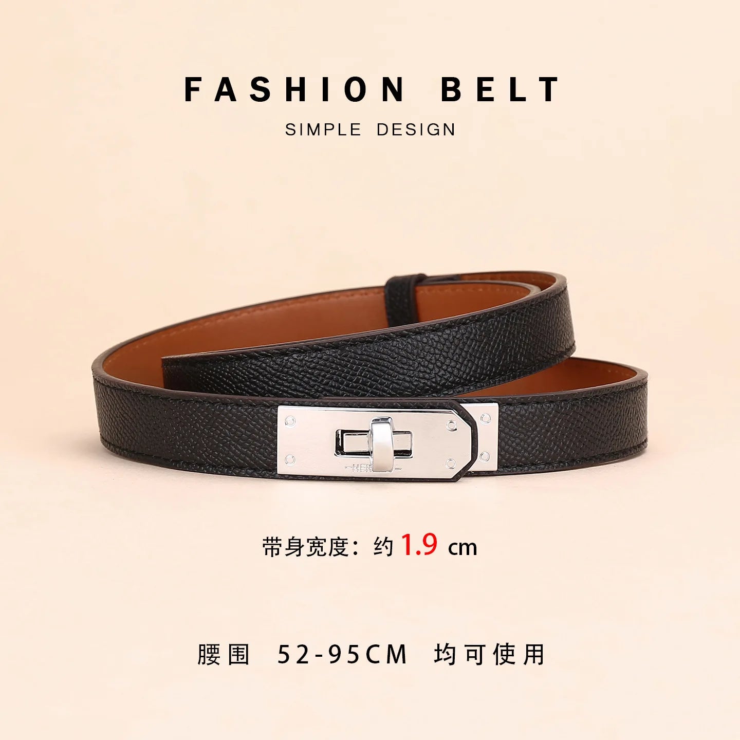 Adjustable Plutonium Leather Ladies Dress Accessories Slim Belts - Thin Women Belt Belts Alloy Buckle